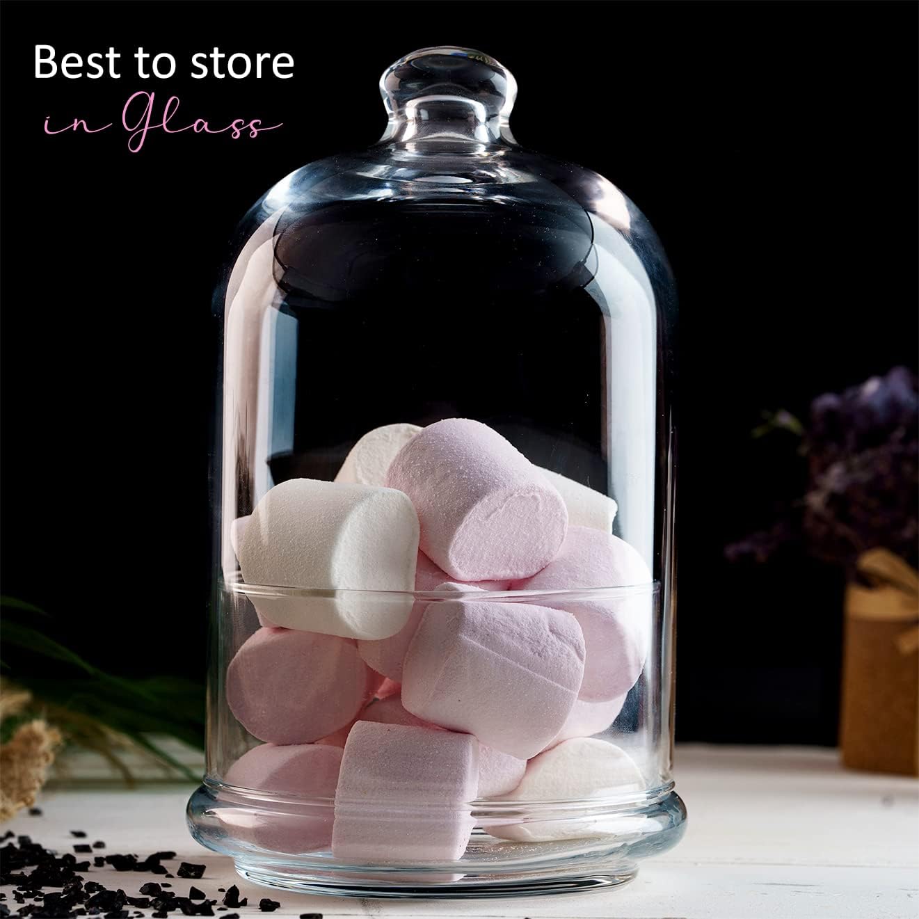 The Buybox Terrarium Glass Jar with Lid for Plants, Premium Glass Container, Food Storage,Keeper,Saver