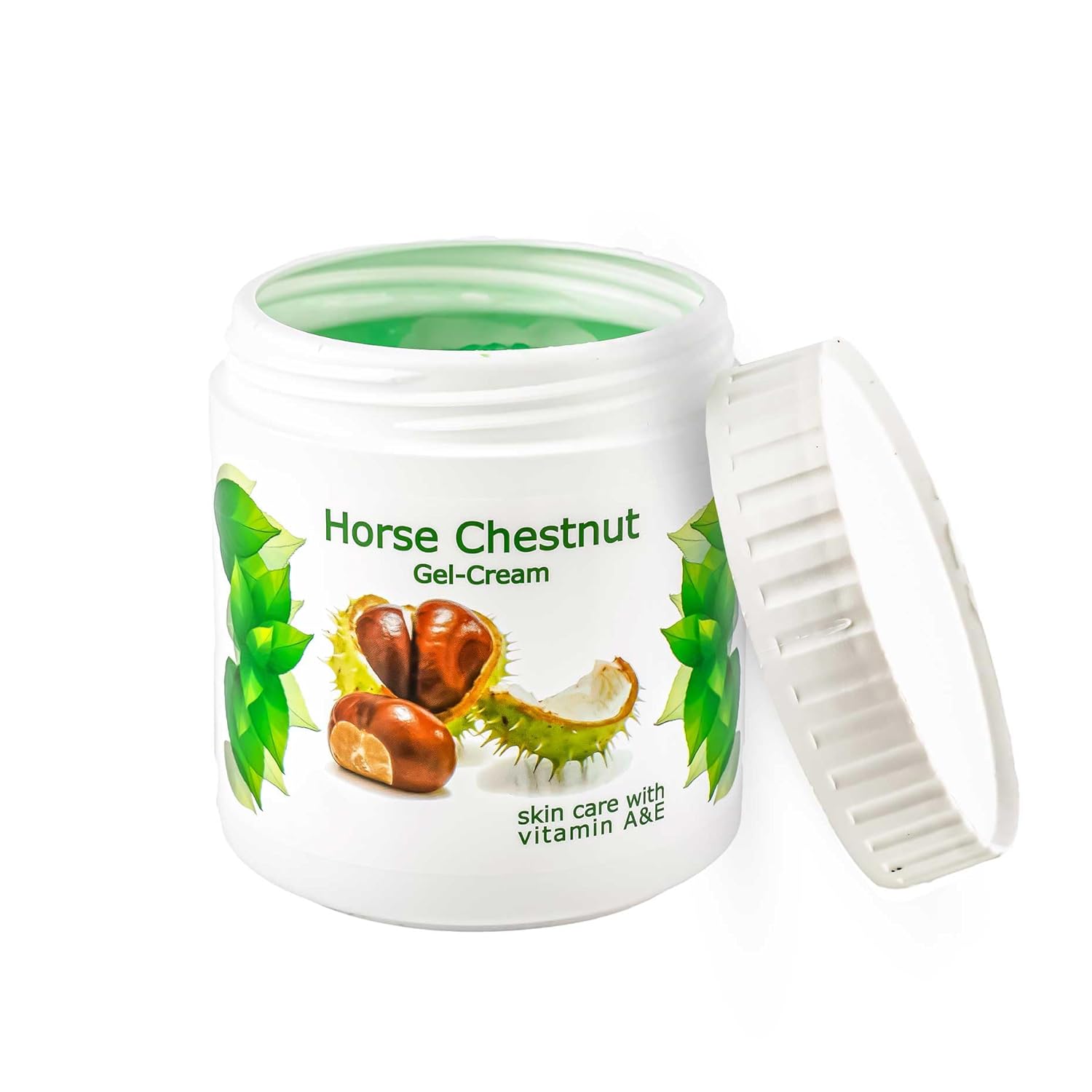 Horse Chestnut Gel Cream For Legs (500ml/16.9 Fl oz), Relaxing, Cooling, Soothing Cream for Feet, Legs, Knees, Back