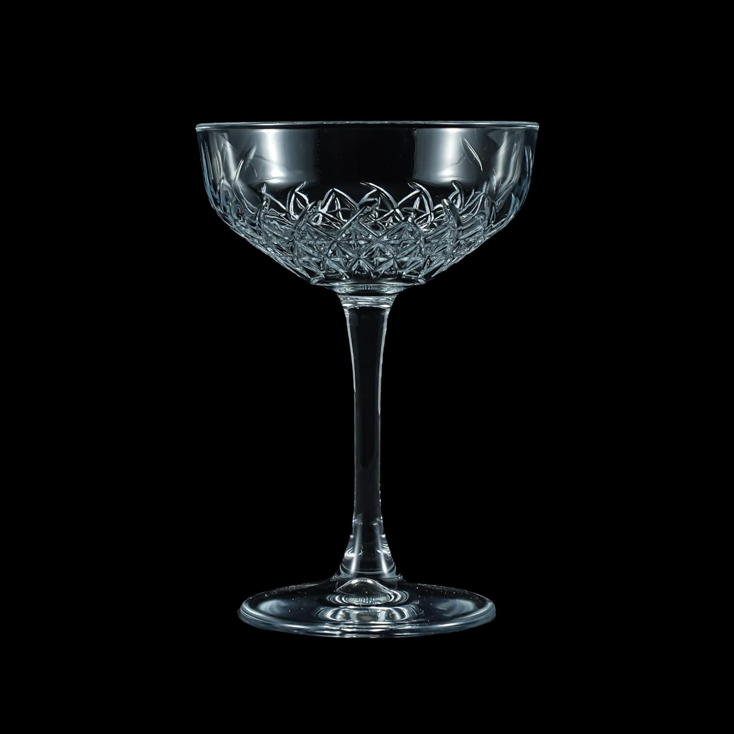 Large Martini Glasses, Vintage Coupe Cocktail Glasses Set of 4 (8.6oz/255ml). Champagne, Espresso Martini Glasses, Margarita Glasses, Gin and Prosecco Glass, Crystal Design