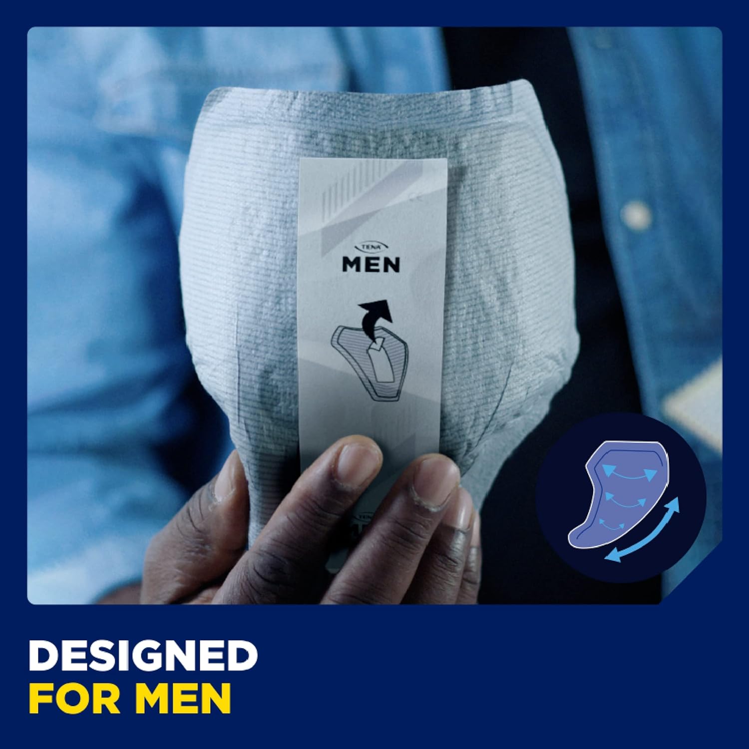 Tena For Men Level 1 Odour Control Incontinence Pads - 12 Pads