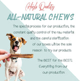 6" Natural Bully Stick Dog Treats - Healthful Dog Chews (Medium 15 Count)